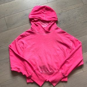 Hot pink sweatshirt